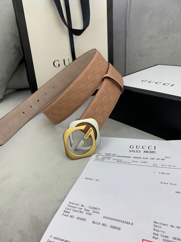 グッチベルト激安角部分ディテール